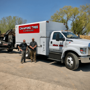 Crawford Tree & Landscape pest control service truck in Milwaukee, WI